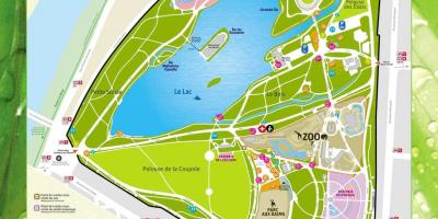 Bản đồ của Lyon park
