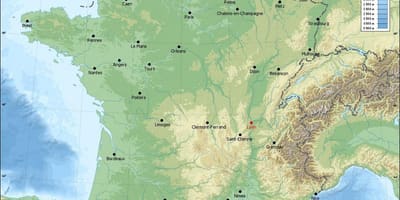 Bản đồ của Lyon geographic