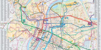 Lyon pháp bản đồ