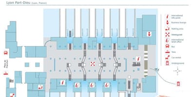 Lyon ga xe lửa bản đồ