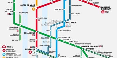Bản đồ của Lyon tlc
