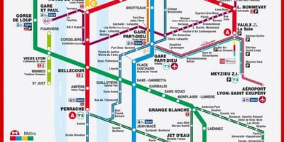 Bản đồ của tlc Lyon